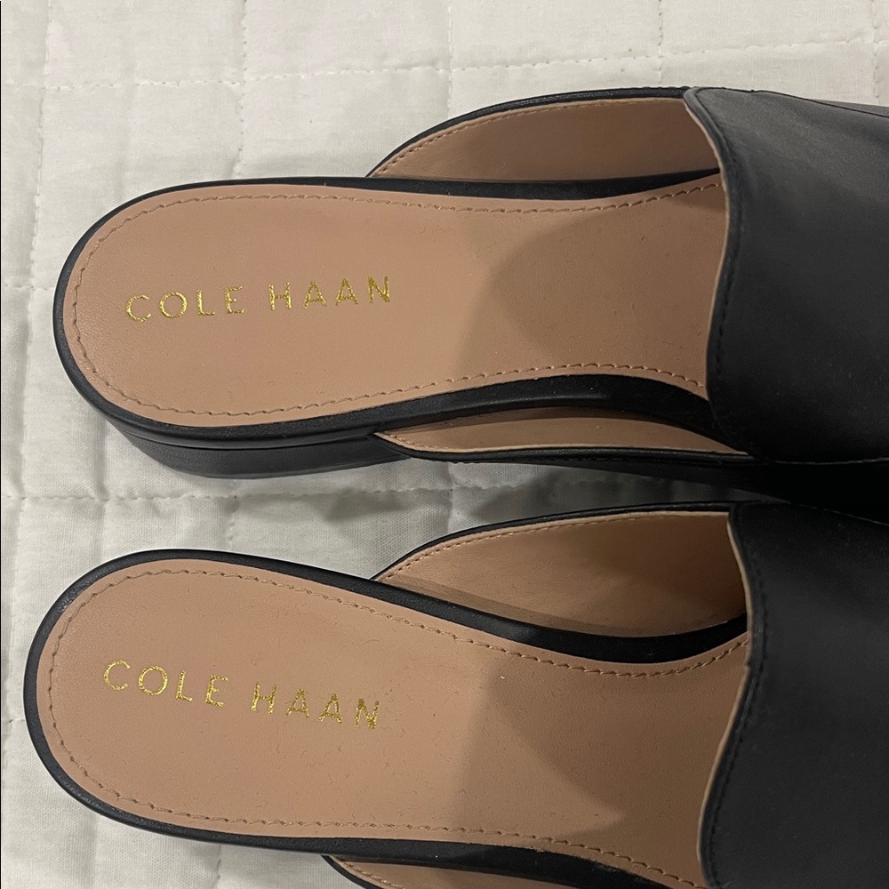 Cole Haan Women's Black Mules - Picture 2 of 4